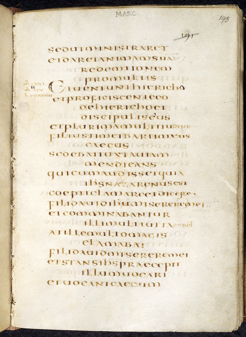 Uncial, 6th century